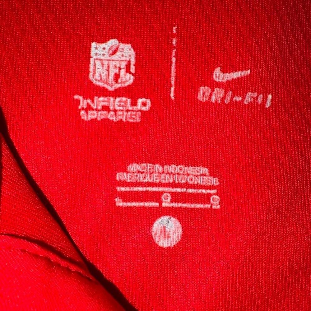 Nfl Men's Red T-shirt - Picture 2 of 3